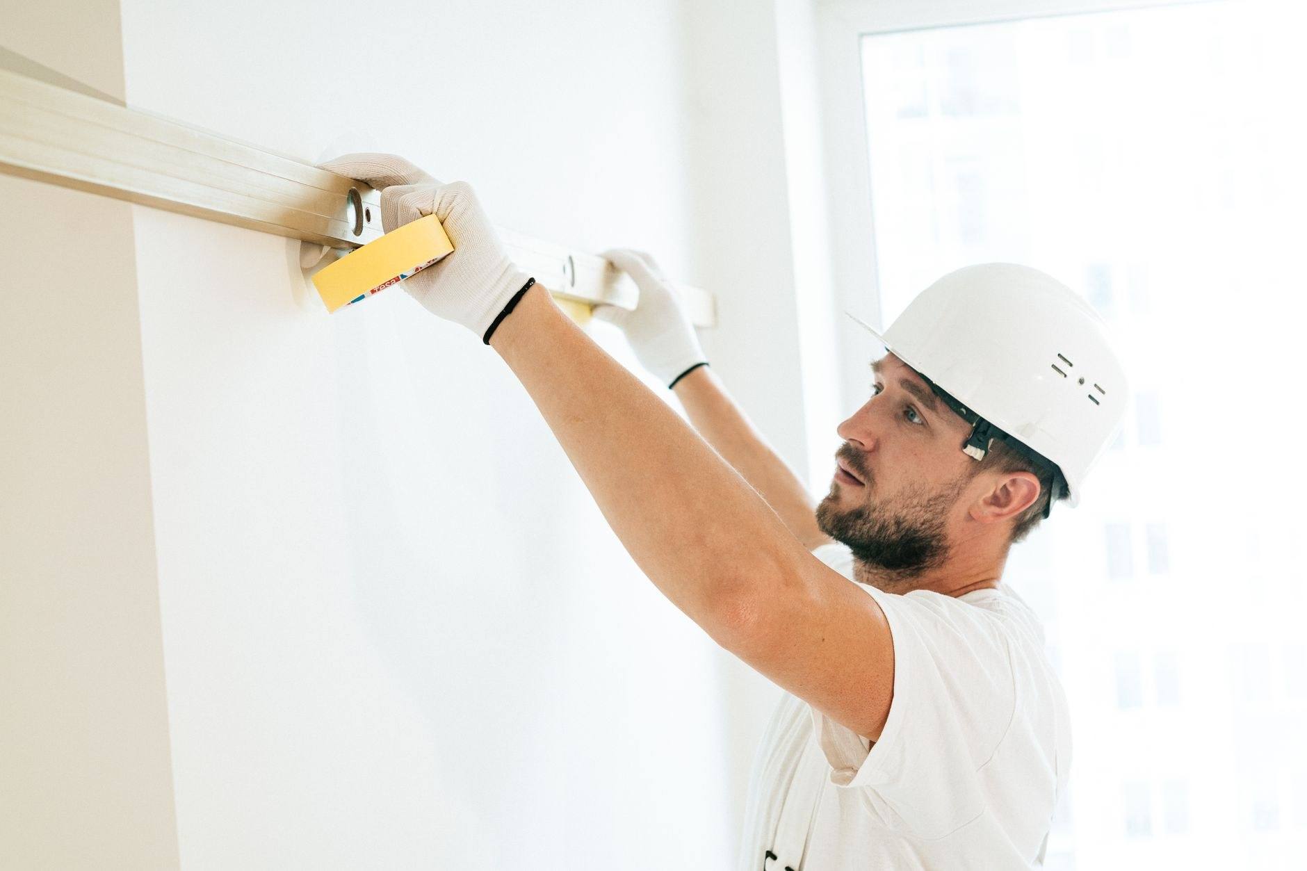 Interior joinery being fitted during a renovation
